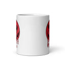 Taza blanca brillante URS