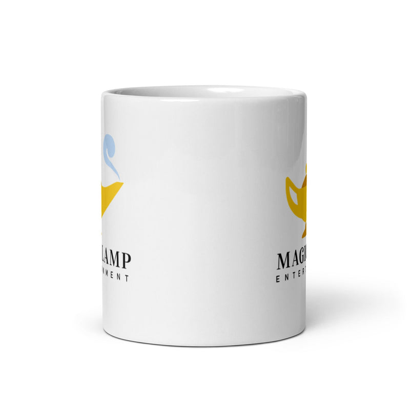 MLE White glossy mug