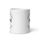 NM White glossy mug