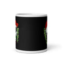 CE White glossy mug