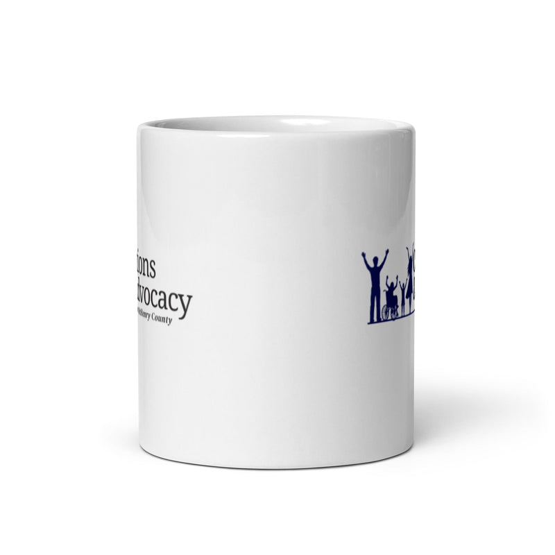 OAMC White glossy mug