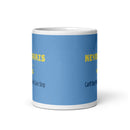 Taza blanca brillante KHM