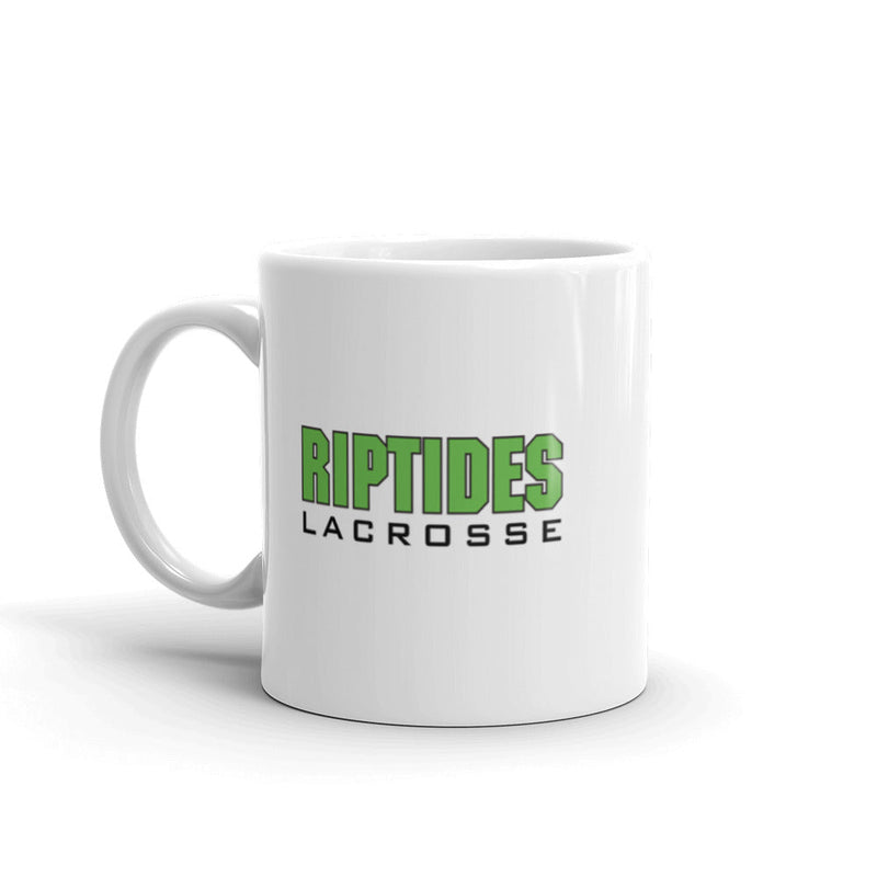 Margate Riptides Lacrosse White glossy mug