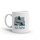 Hermits Alumni White glossy mug