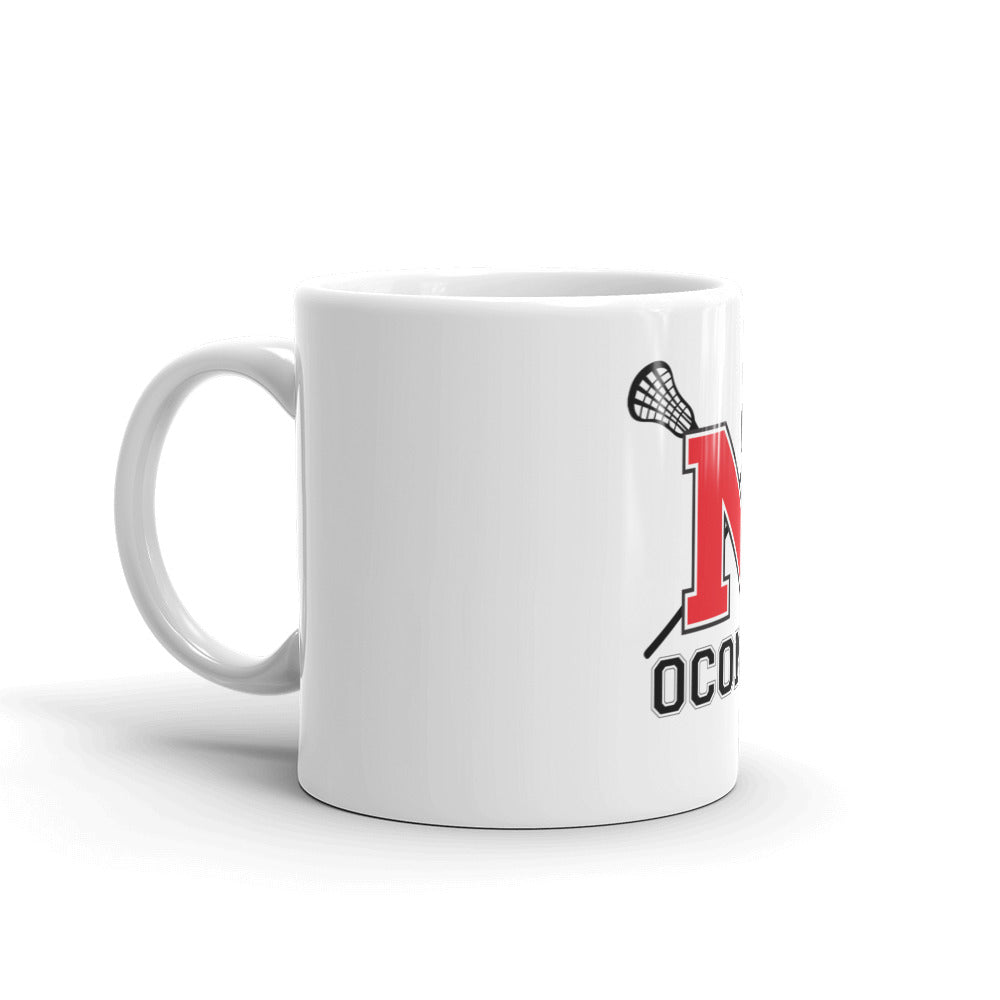NOHS Lacrosse White glossy mug