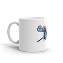 Mendham HS Girls Lacrosse White glossy mug