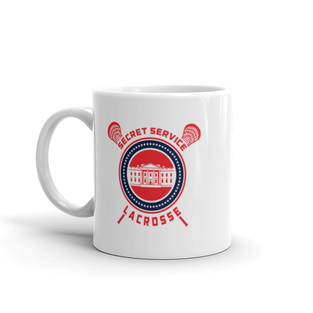 Taza blanca brillante USSS Lacrosse