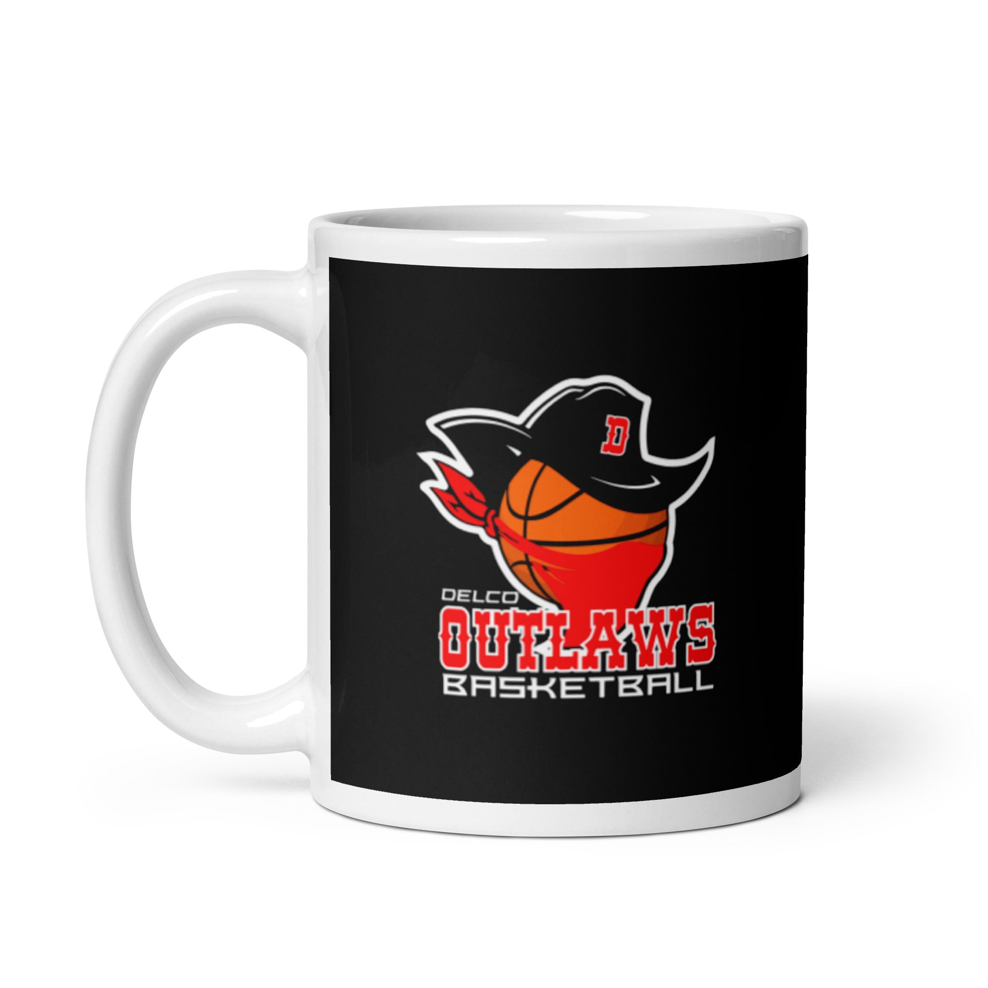 DOB White glossy mug