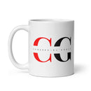 CGG White glossy mug