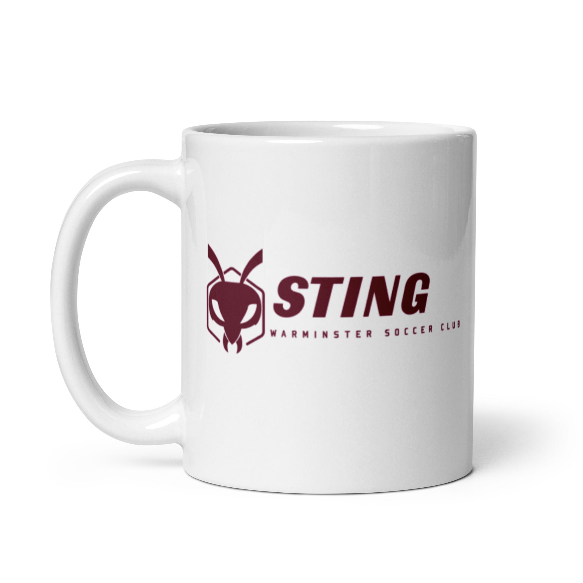 Warminster  White glossy mug