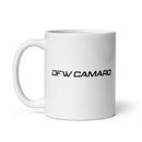 DFW White glossy mug