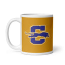 CA White glossy mug