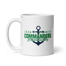 JFKC White glossy mug