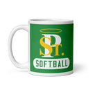 SPCYO Softball White glossy mug