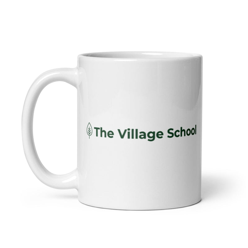 TVS White glossy mug