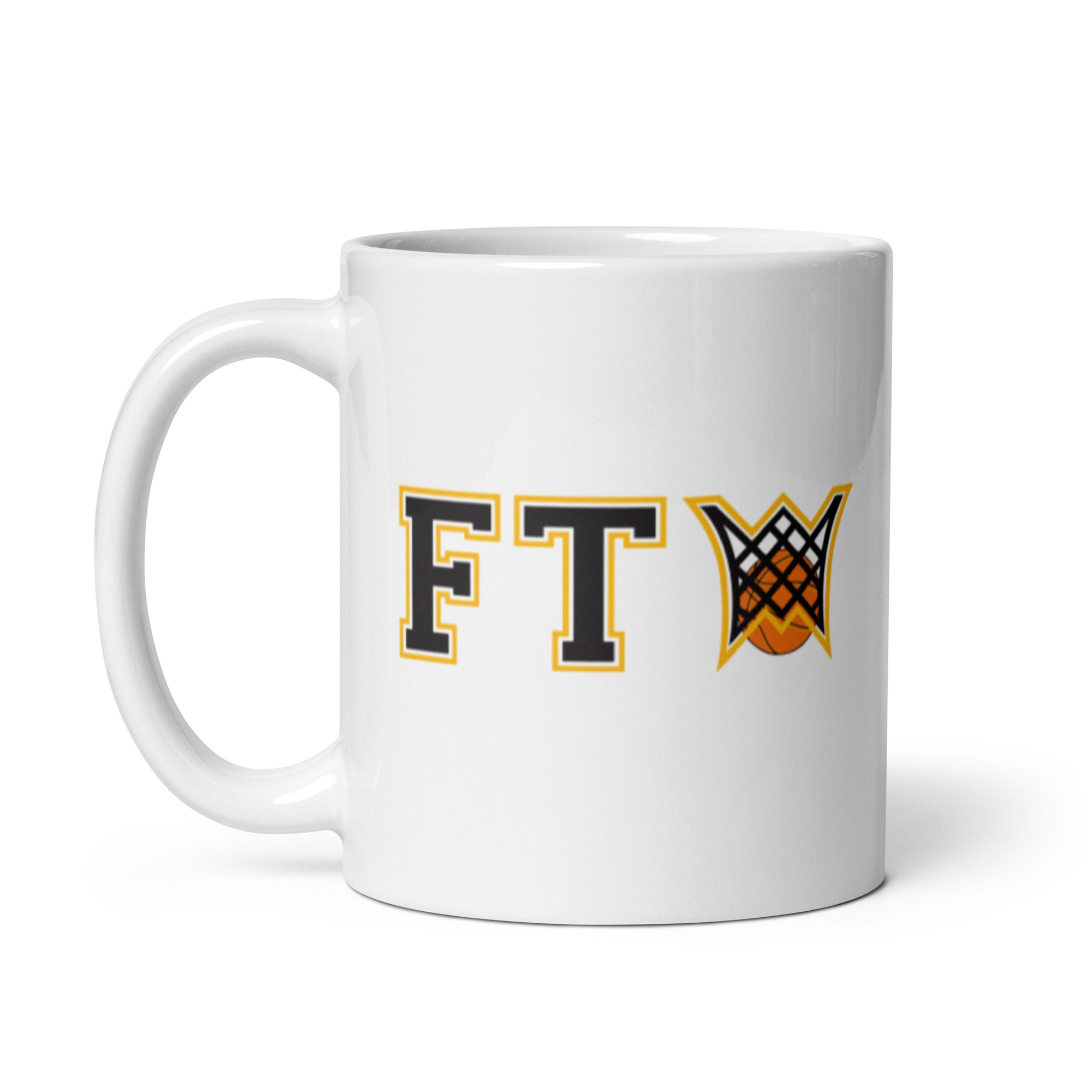 FTW White glossy mug