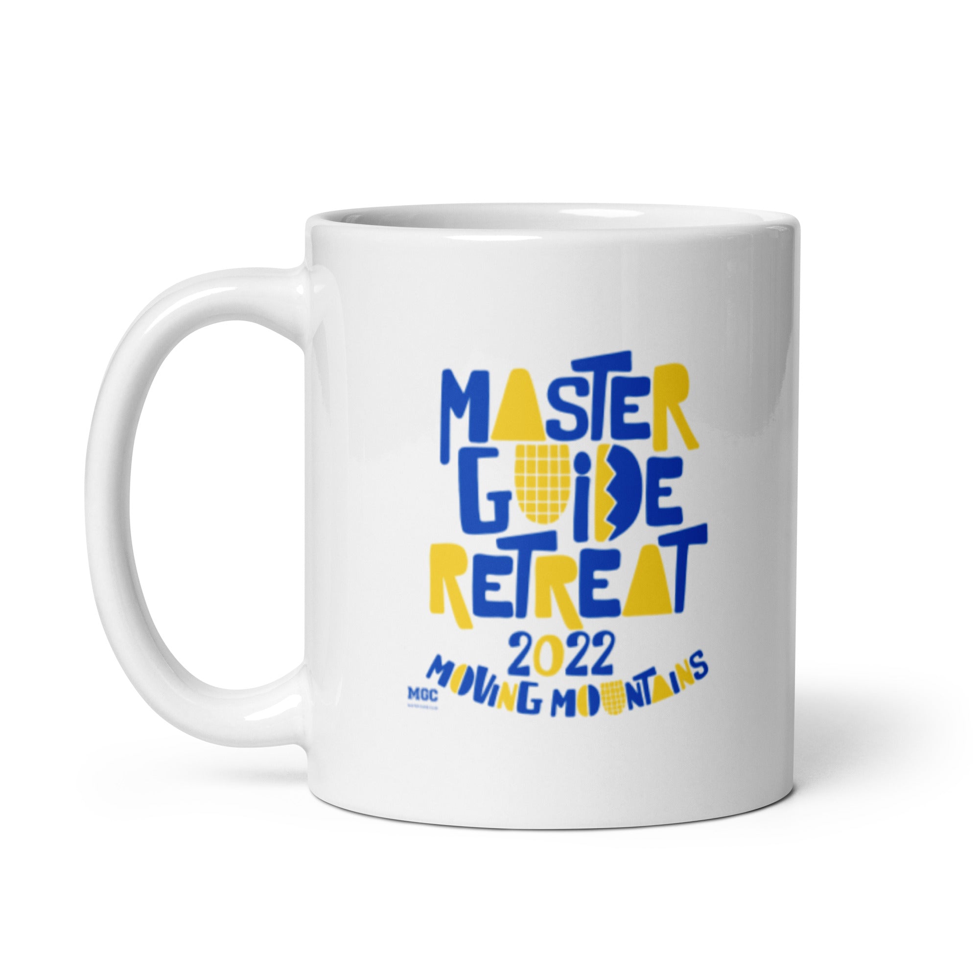 MGC White glossy mug Retreat 2022