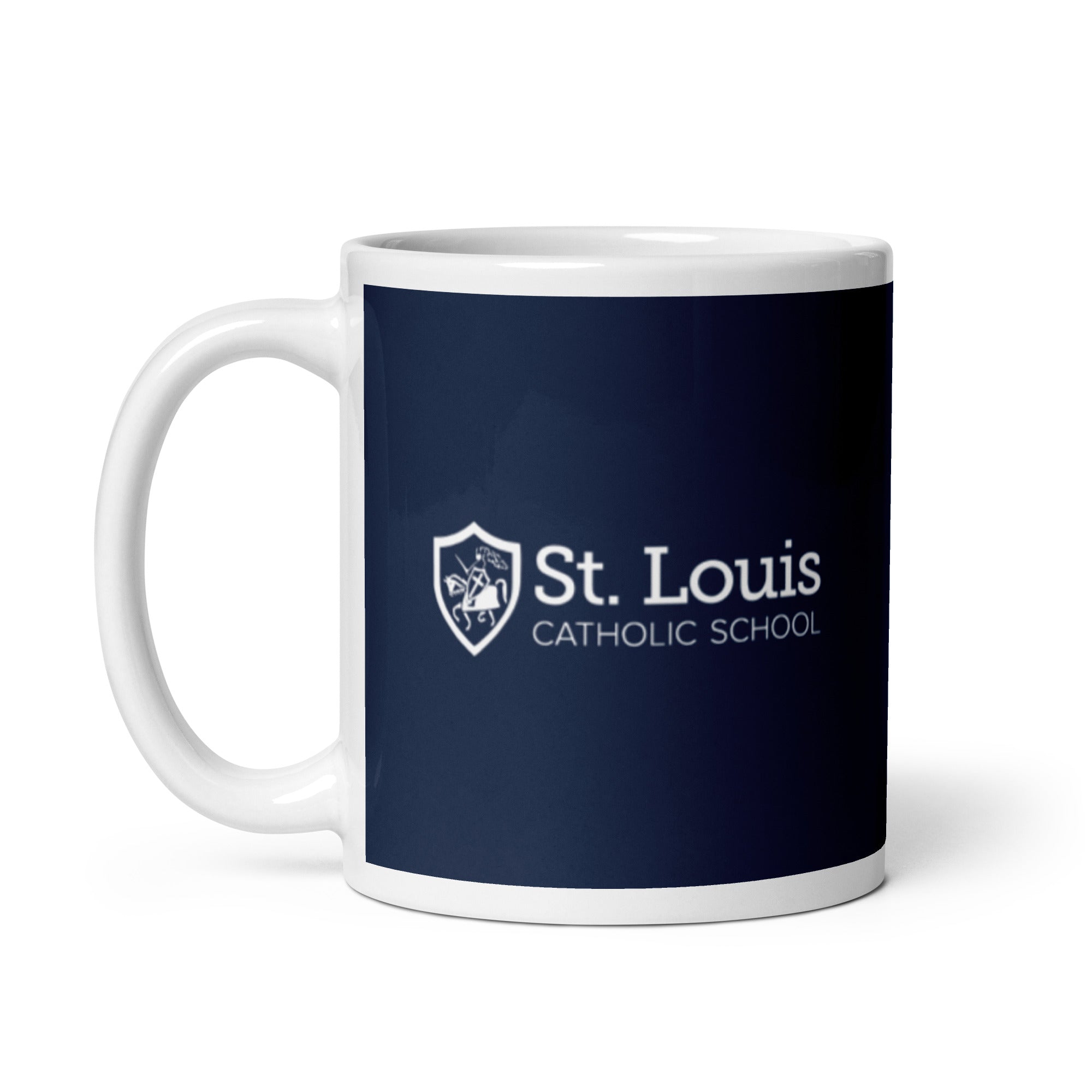 SLCS White glossy mug