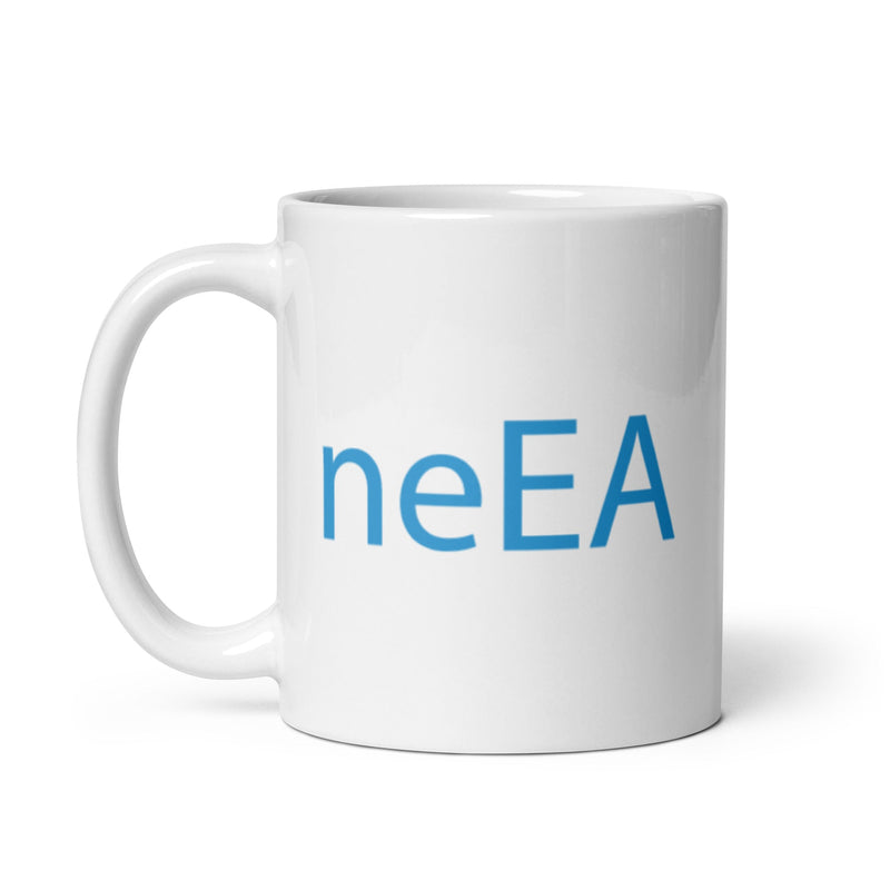 NEEA White glossy mug