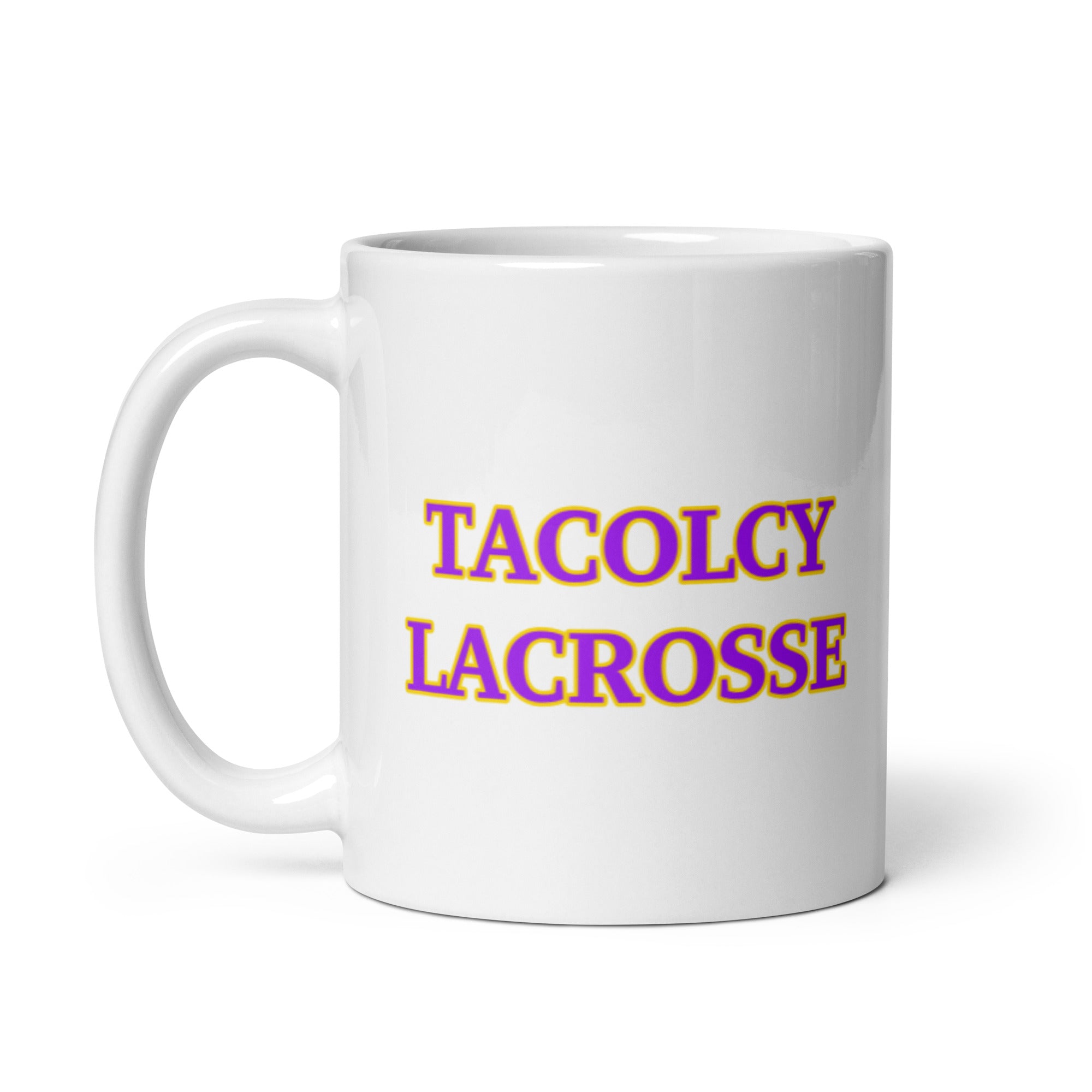 TL White glossy mug