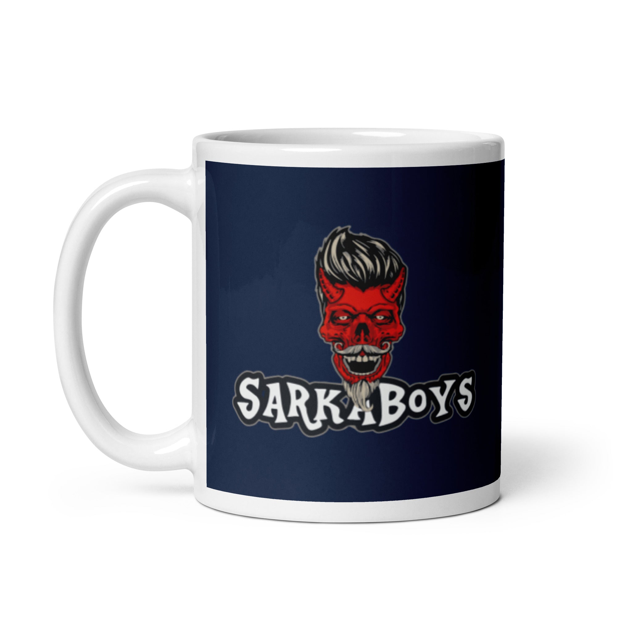 SarkaBoys White glossy mug