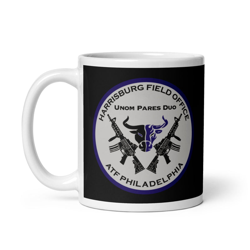 ATF White glossy mug