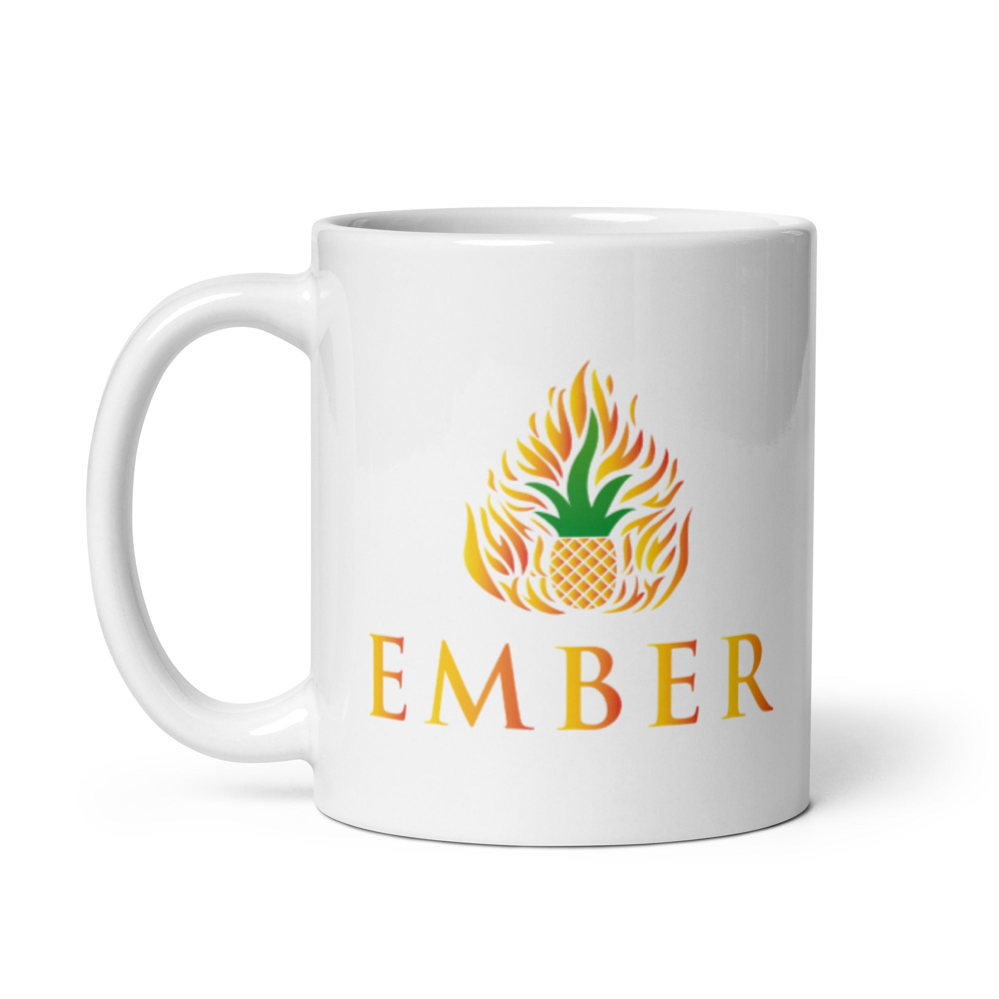 Ember White glossy mug v2