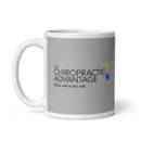 TCA White glossy mug