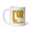 L’or Noir White glossy mug