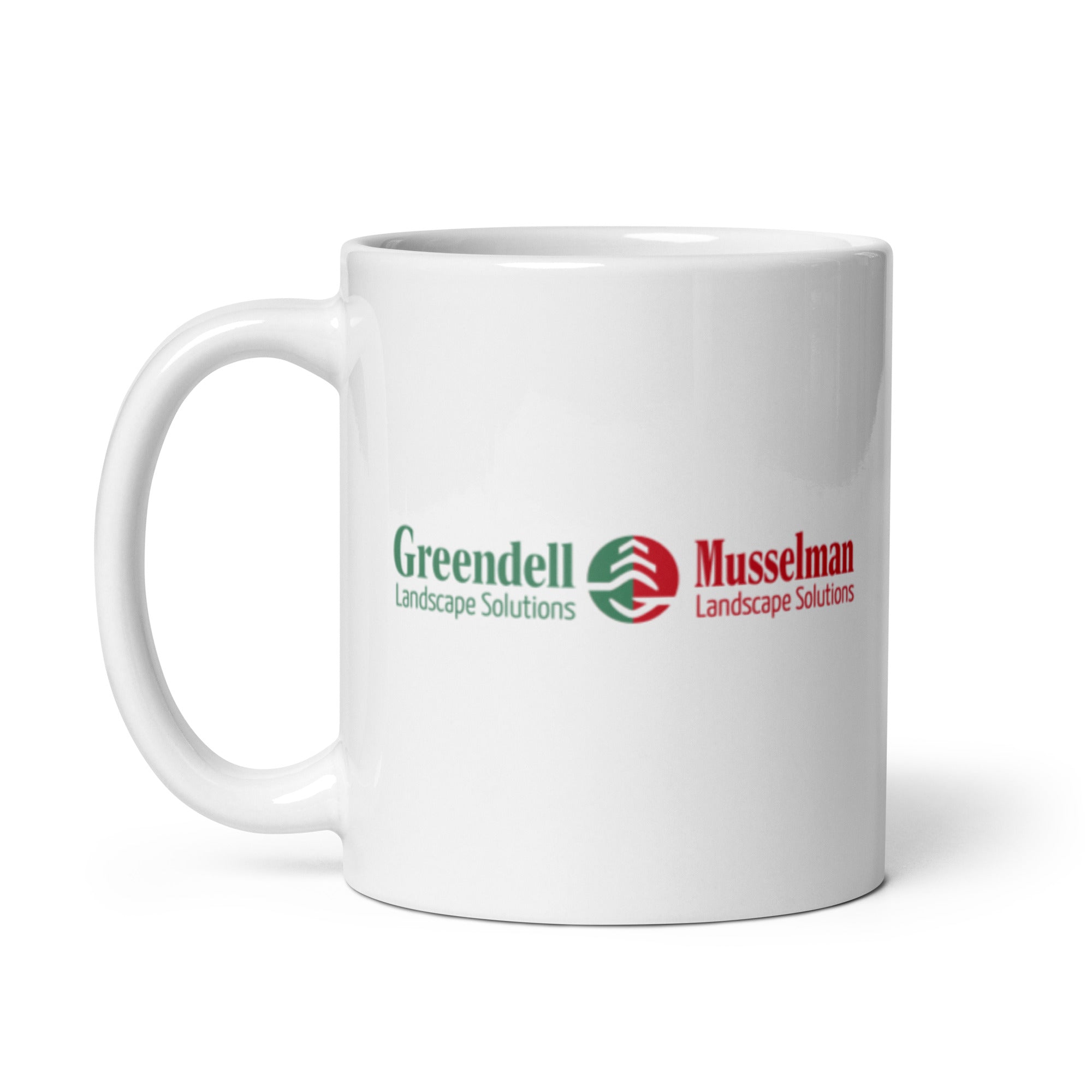 GLS White glossy mug