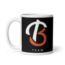 HBT White glossy mug