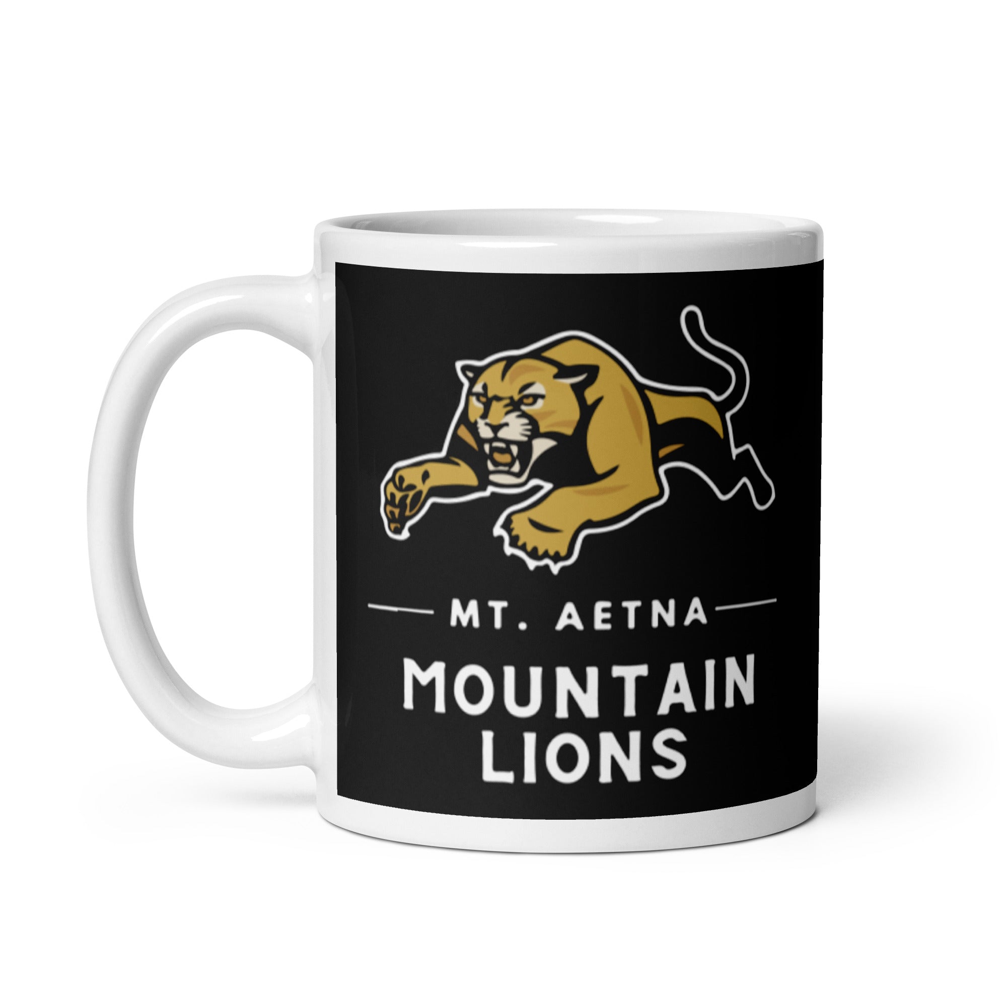 Mt. Aetna White glossy mug