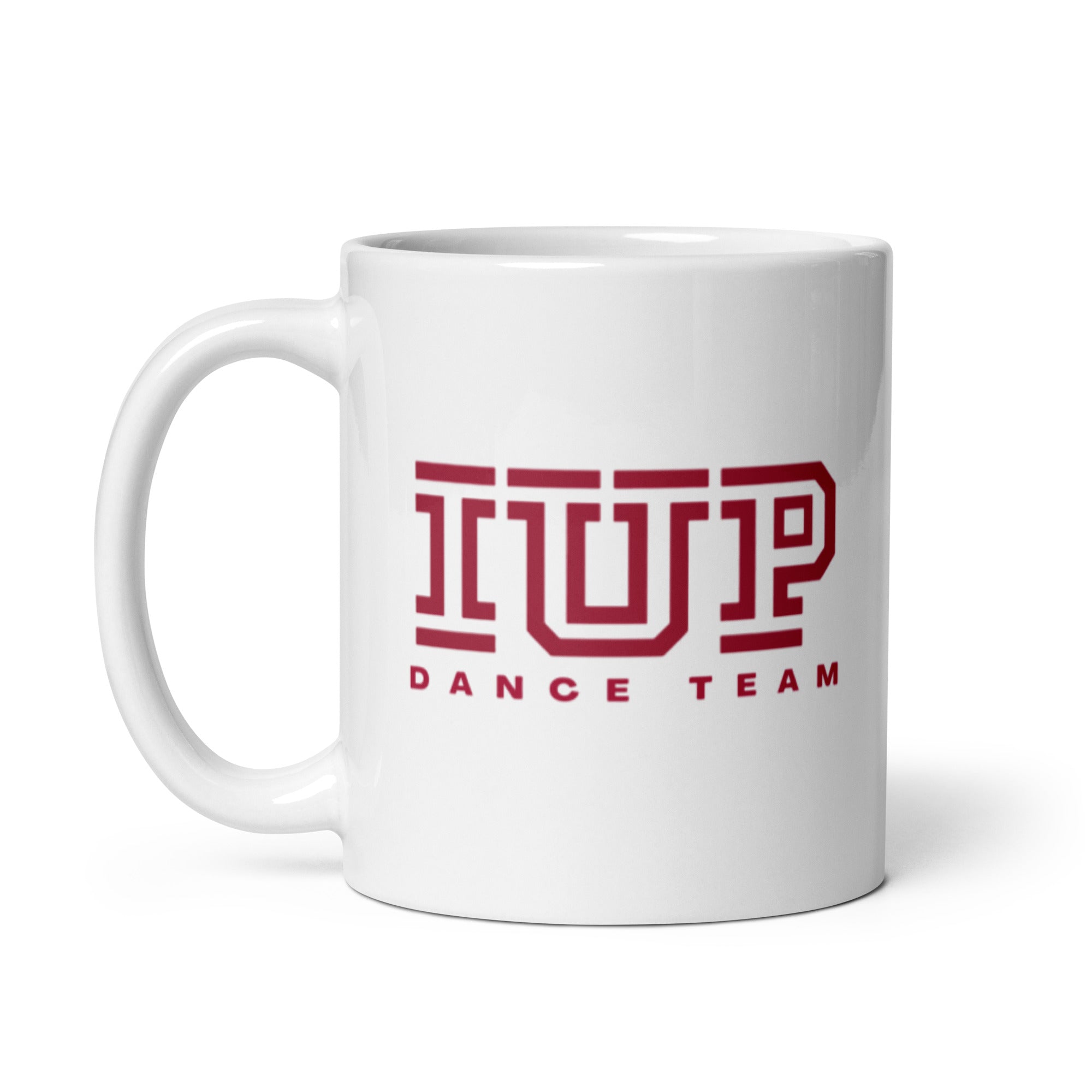 IUP White glossy mug