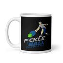 Taza blanca brillante PickleBall