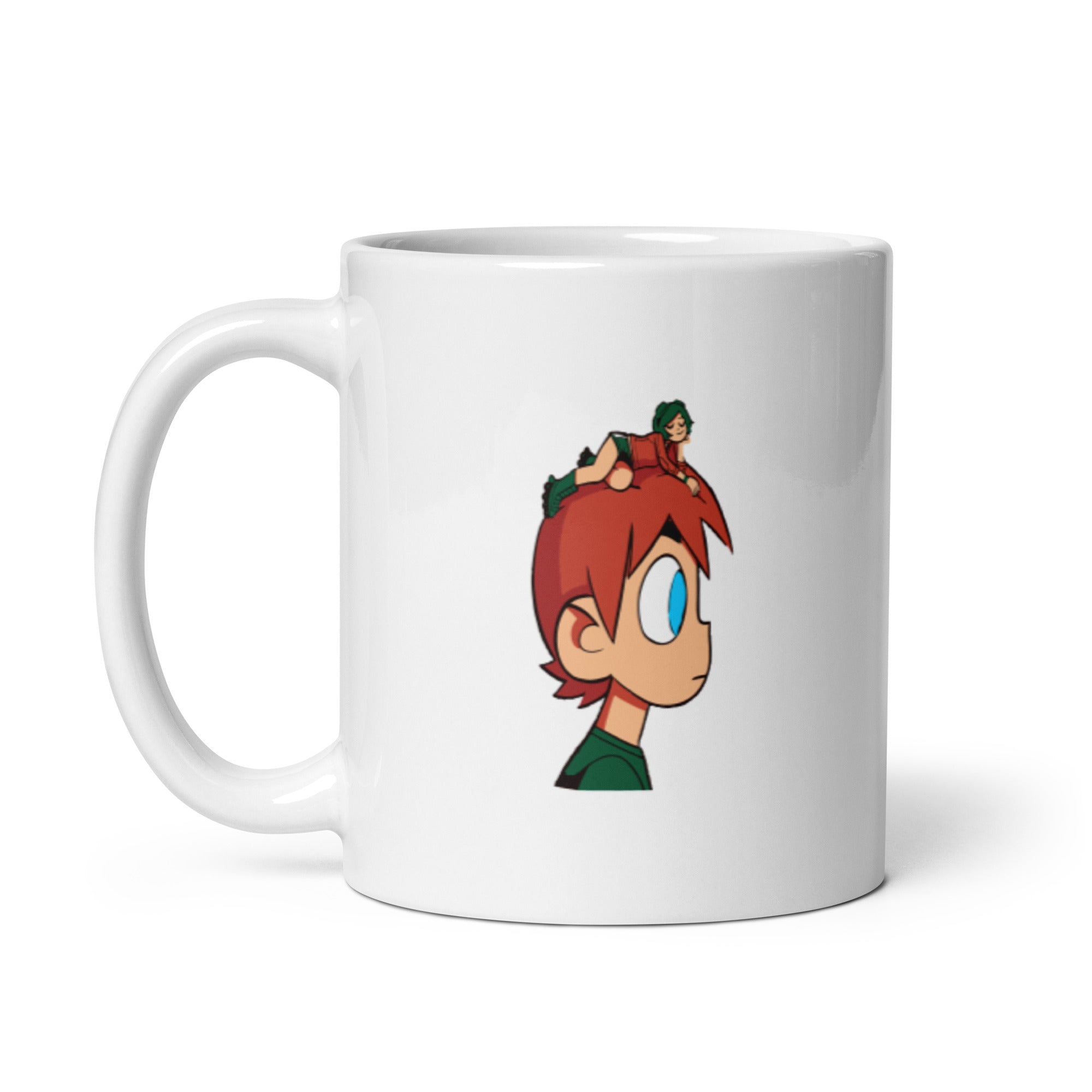 JDUBZZ White glossy mug