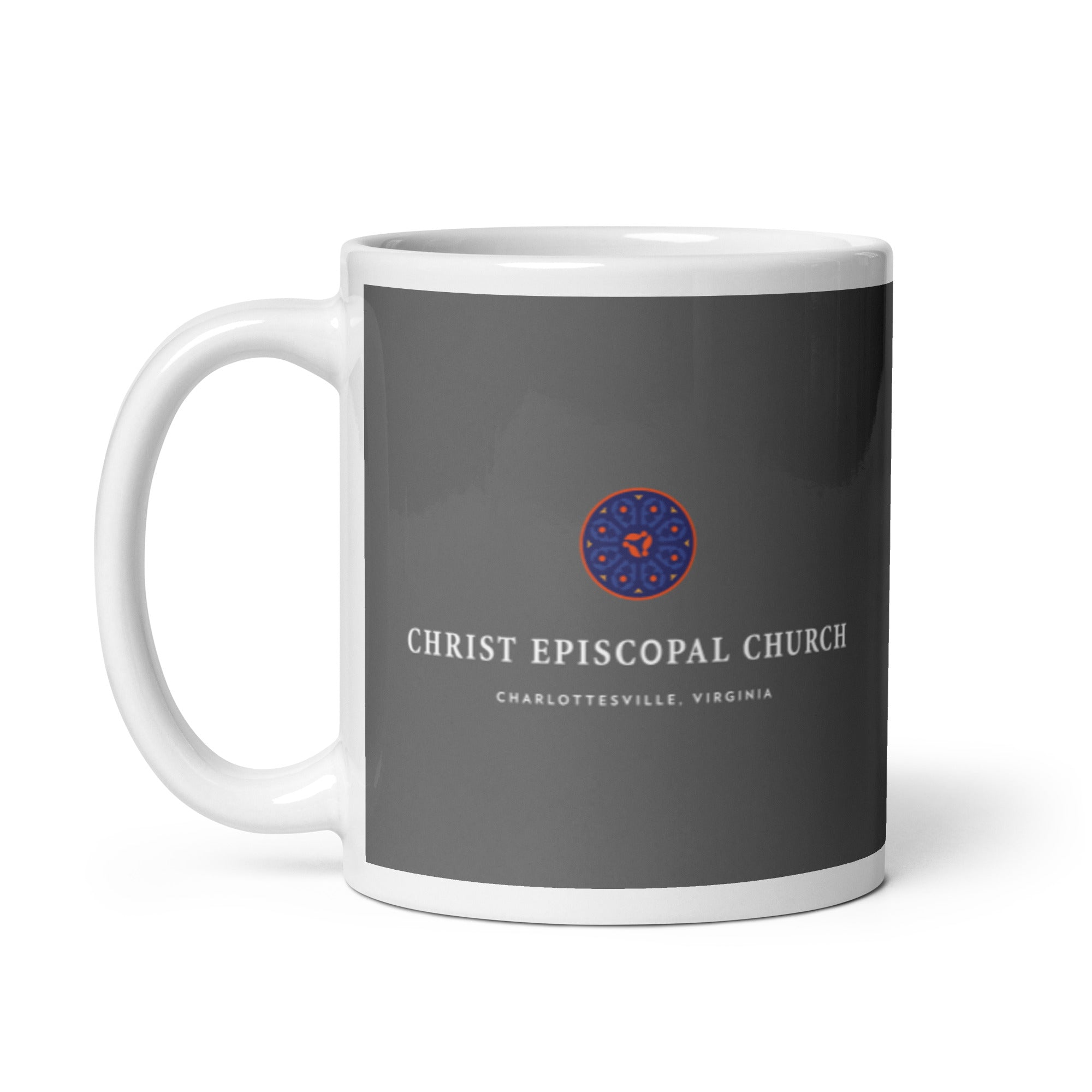 CEC White glossy mug