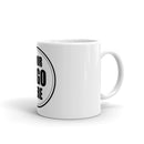 White glossy mug