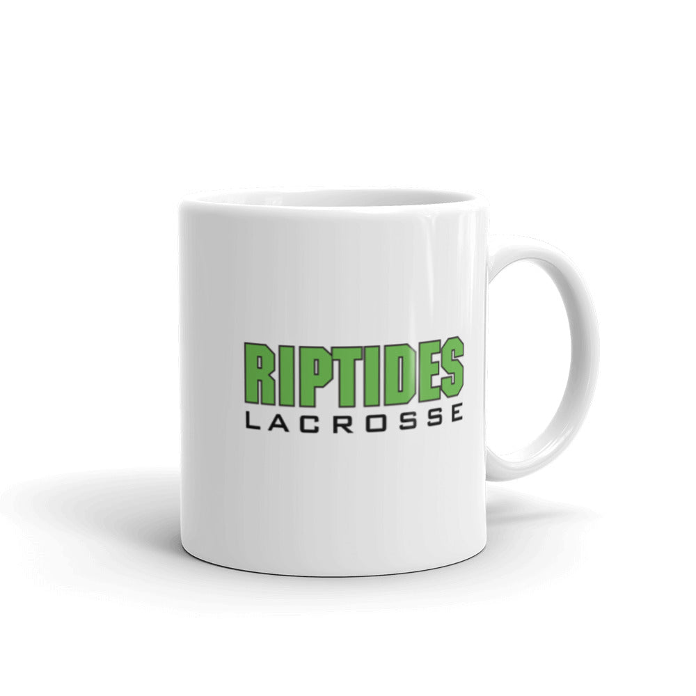 Margate Riptides Lacrosse White glossy mug