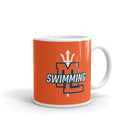Mountain Lakes Swimming glossy mug
