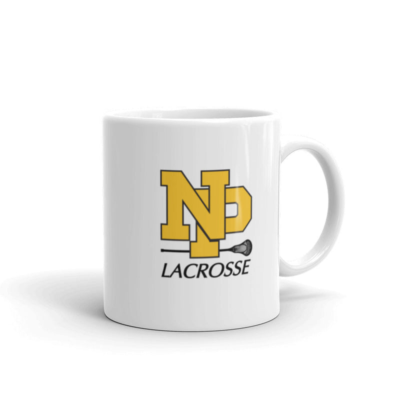NPHS Lacrosse White glossy mug