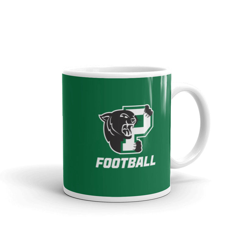 Palmer Football White glossy mug