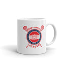 Taza blanca brillante USSS Lacrosse
