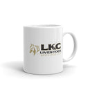 LKC White glossy mug