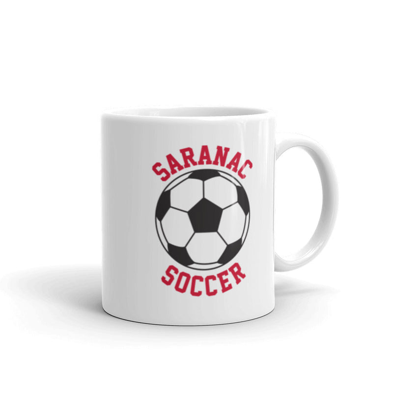 Saranac Soccer glossy mug