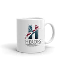 Heroes Homestead White glossy mug