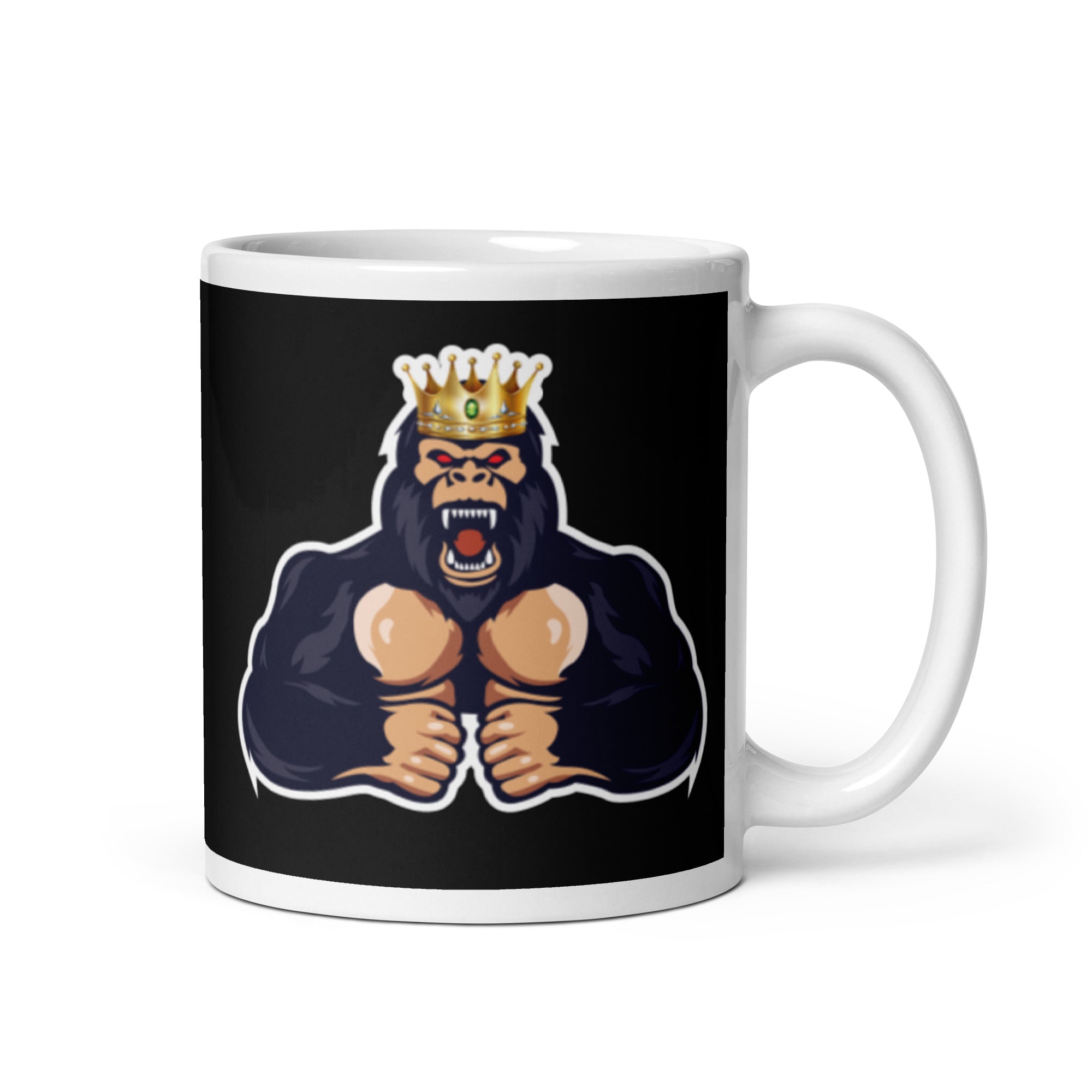 Bsty White glossy mug