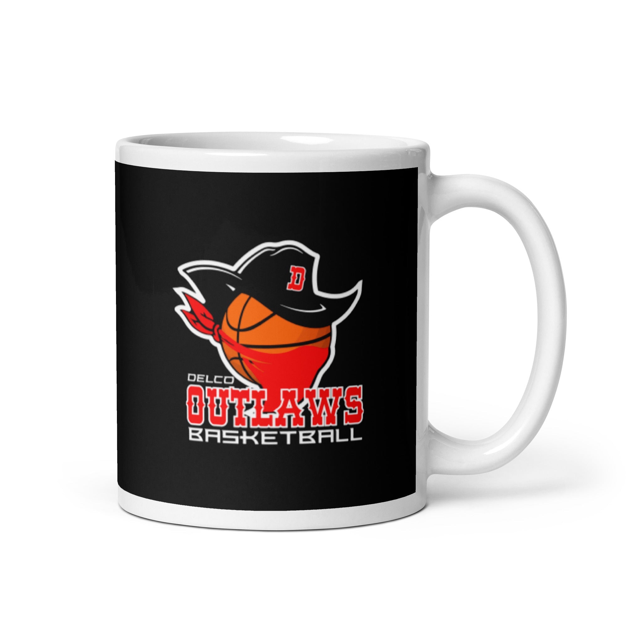 DOB White glossy mug