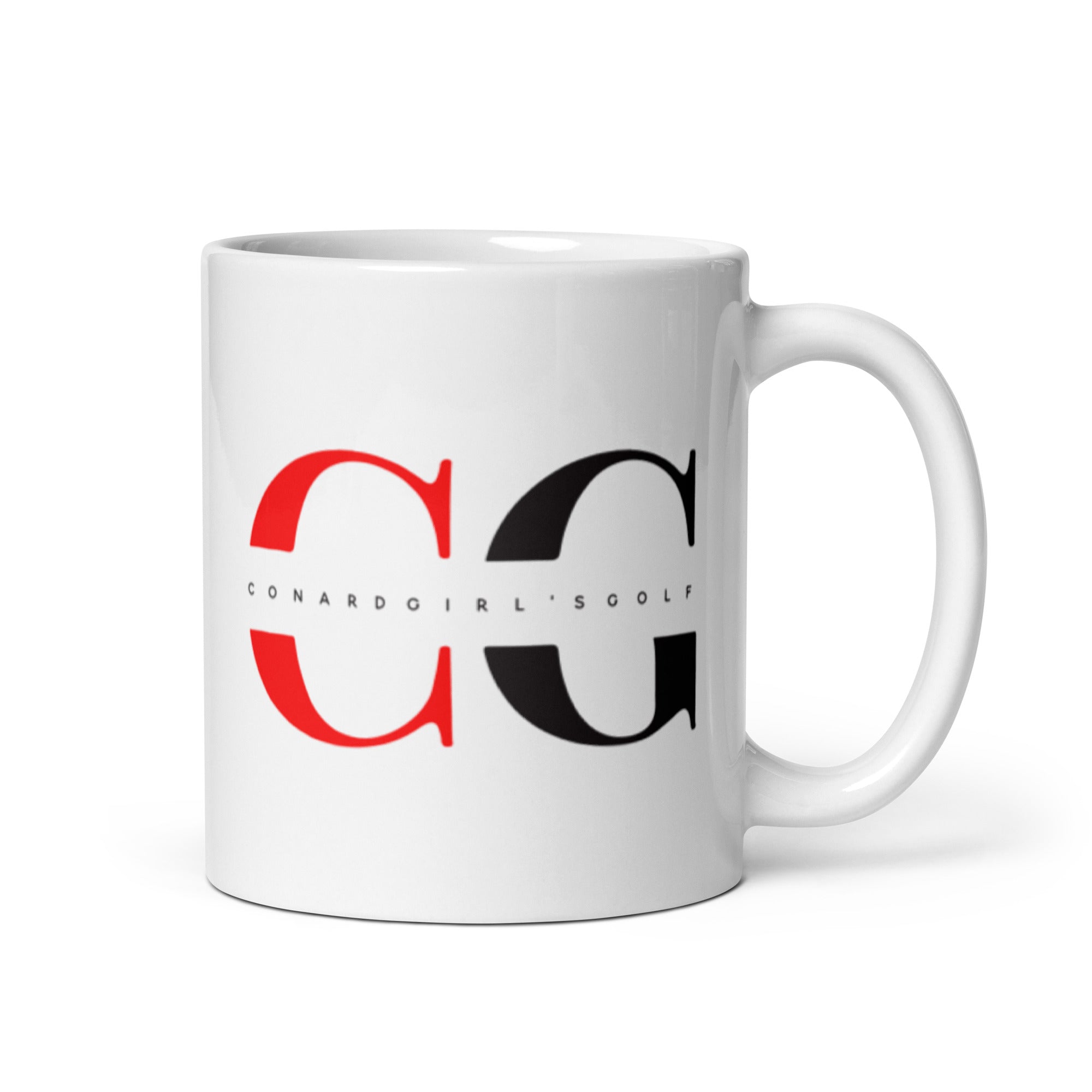 CGG White glossy mug