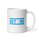 BST White glossy mug