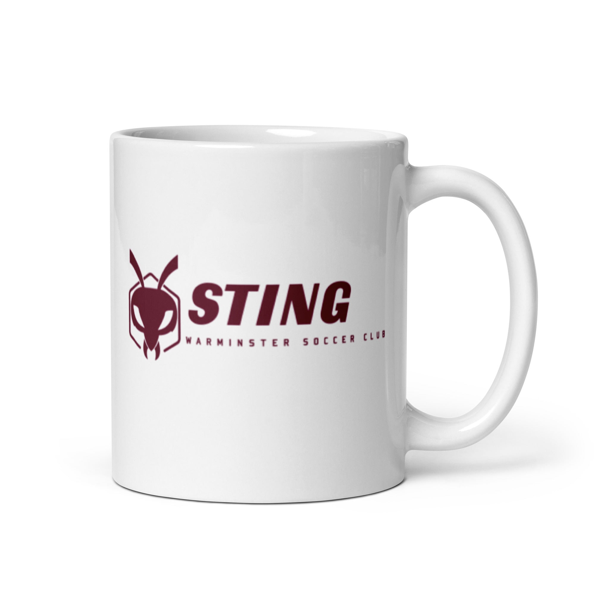 Warminster  White glossy mug